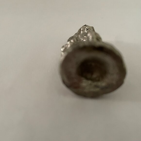 Miniature Pewter Figurine – Seated Gnome with Pointed Hat - Picture 7 of 7